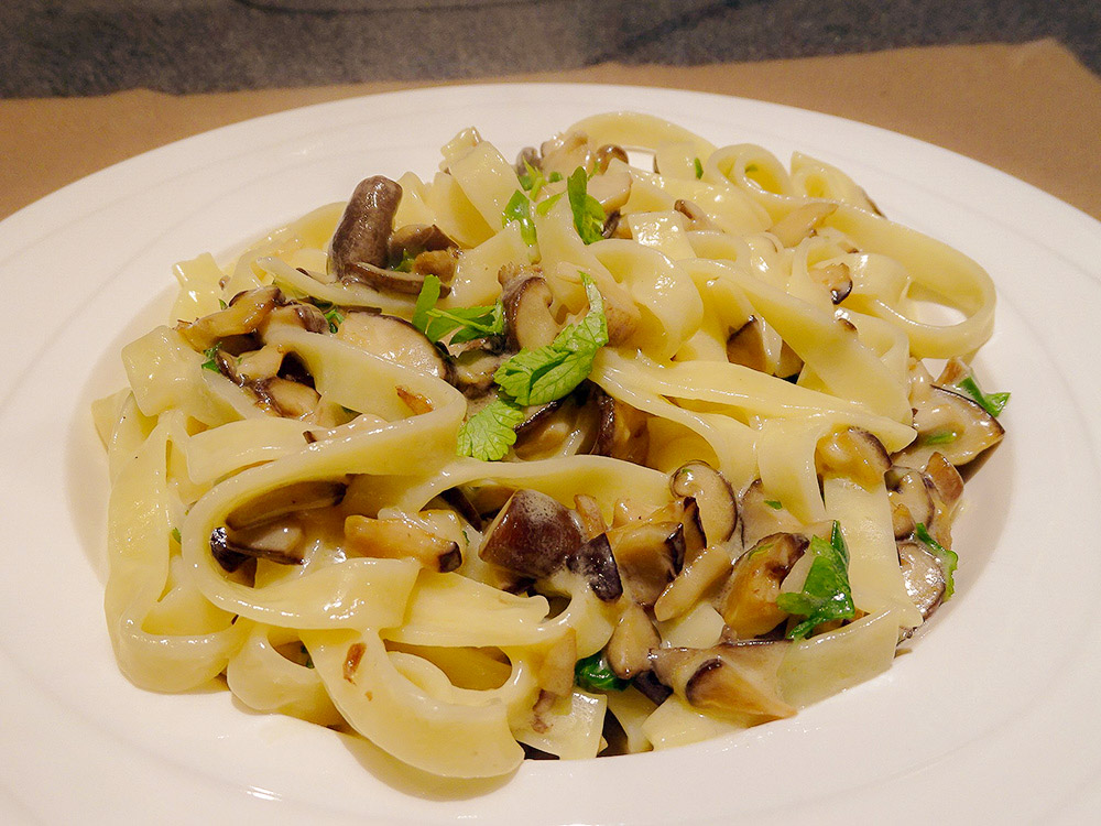 Tagliatelle ai funghi di bosco