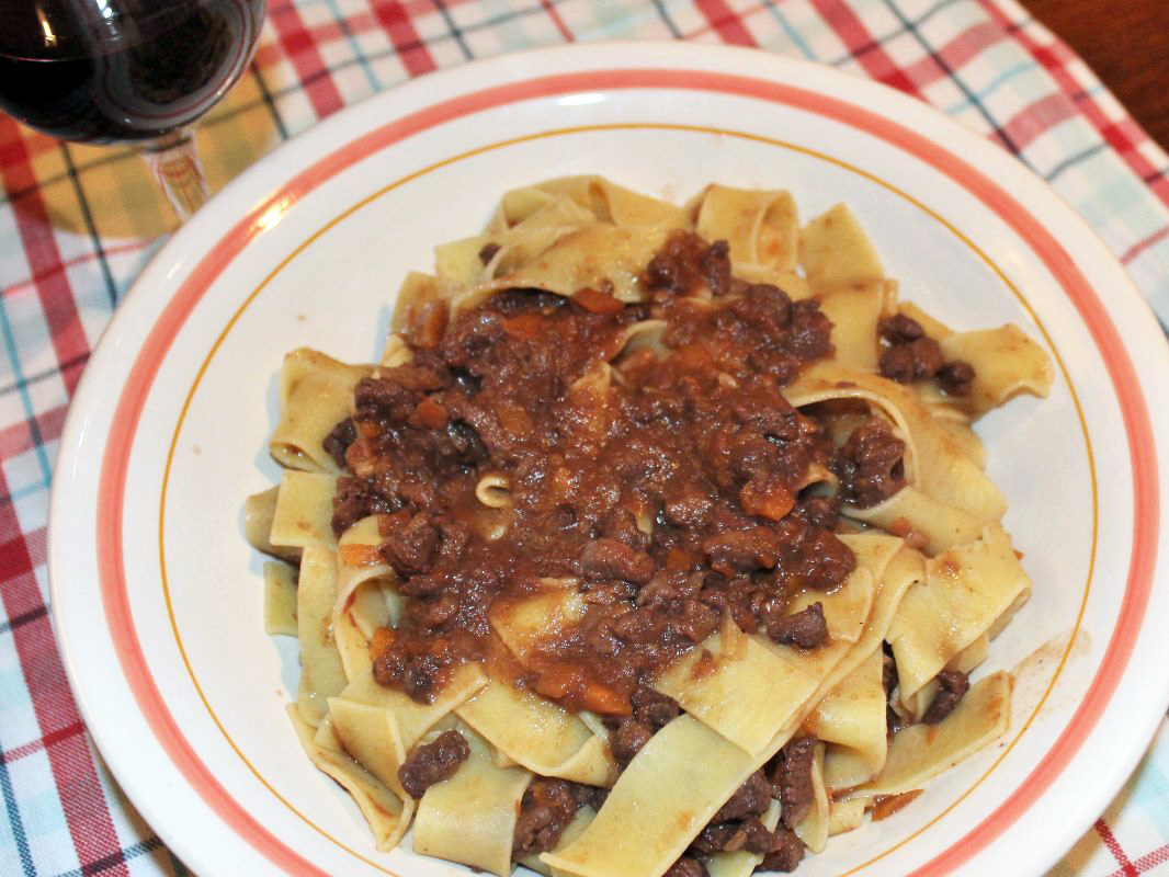 Pappardelle al cinghiale