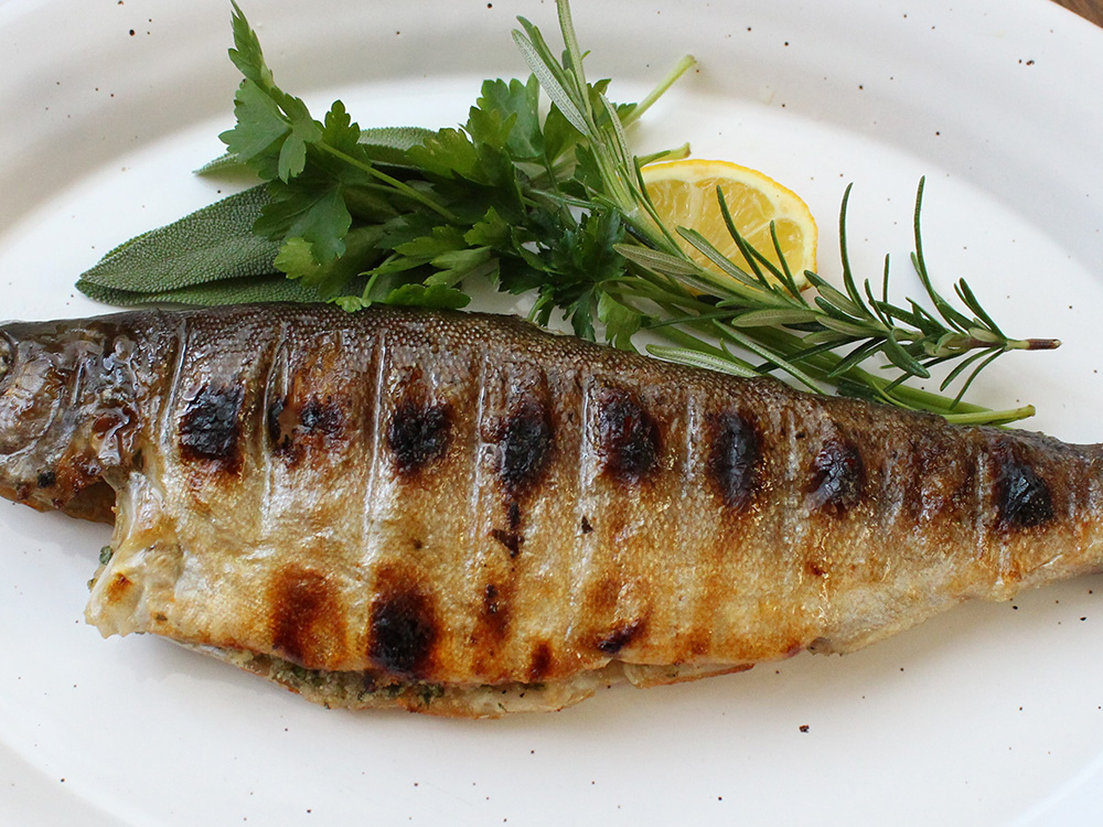 Trota alla griglia (Forel van de grill)