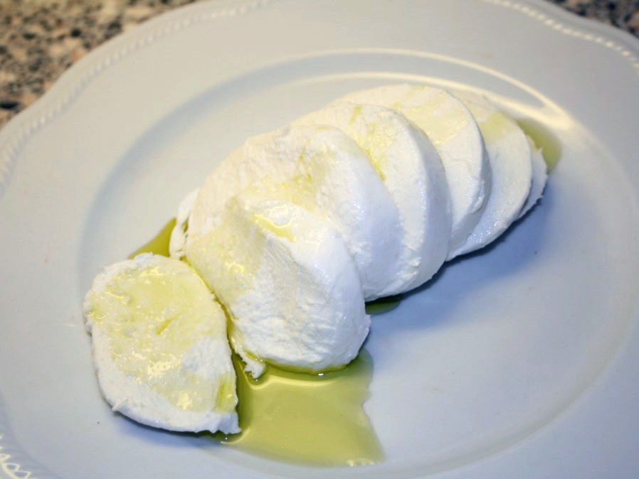 Mozzarella (Mozzarella met olijfolie)